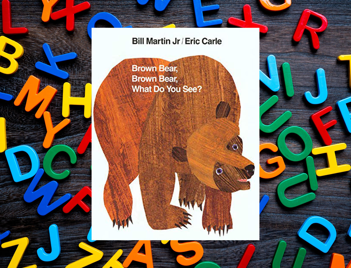 絵本ナビえいご】エリック・カールの英語絵本Brown Bear, Brown Bear 