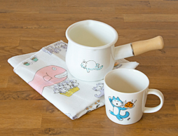 【可愛すぎてため息】新発売！「11ぴきのねこ」ホーローミルクパンで作る、絵本みたいな朝ごはん（最強キッチンセットも登場♪）